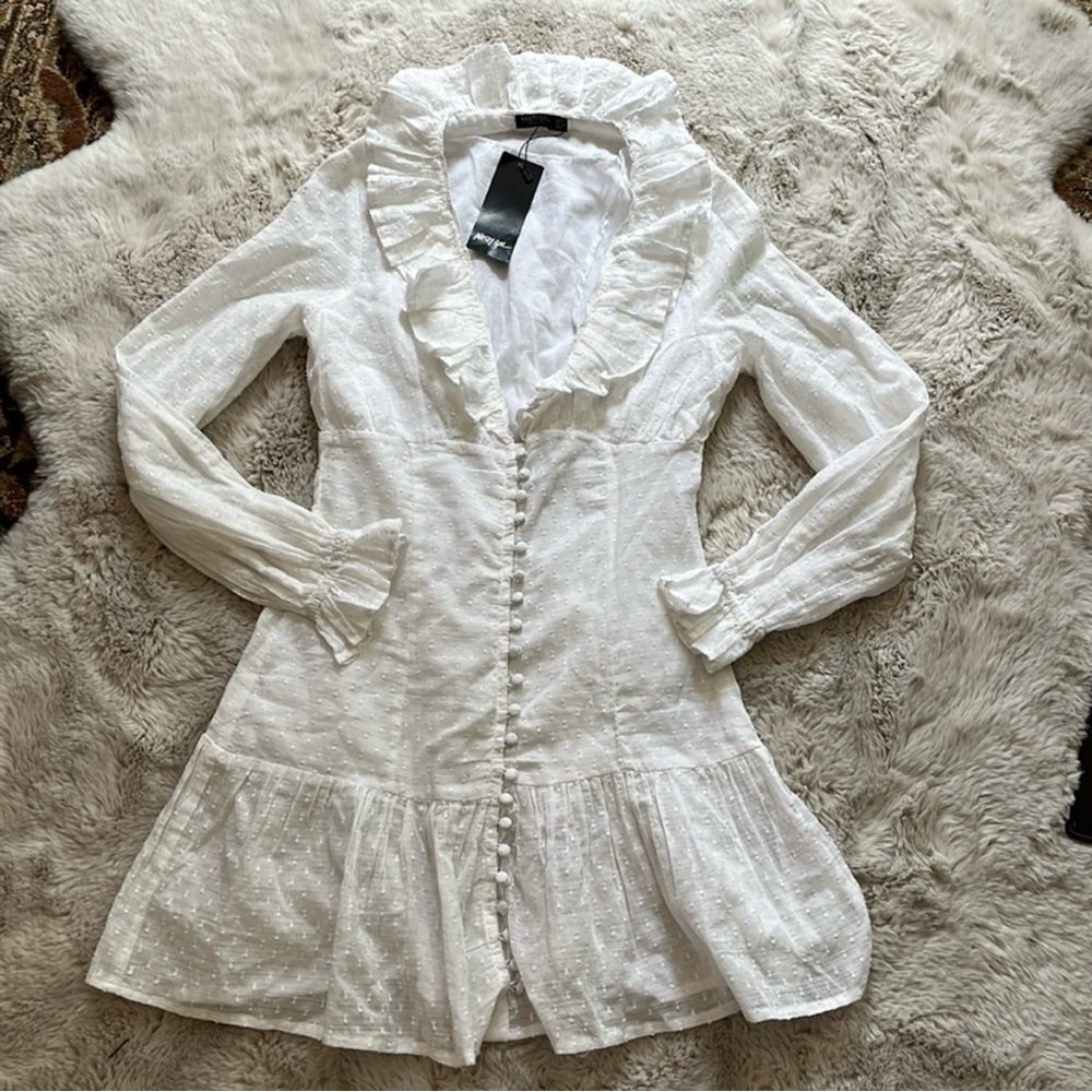 NWT NASTY GAL EYELET MINI DRESS